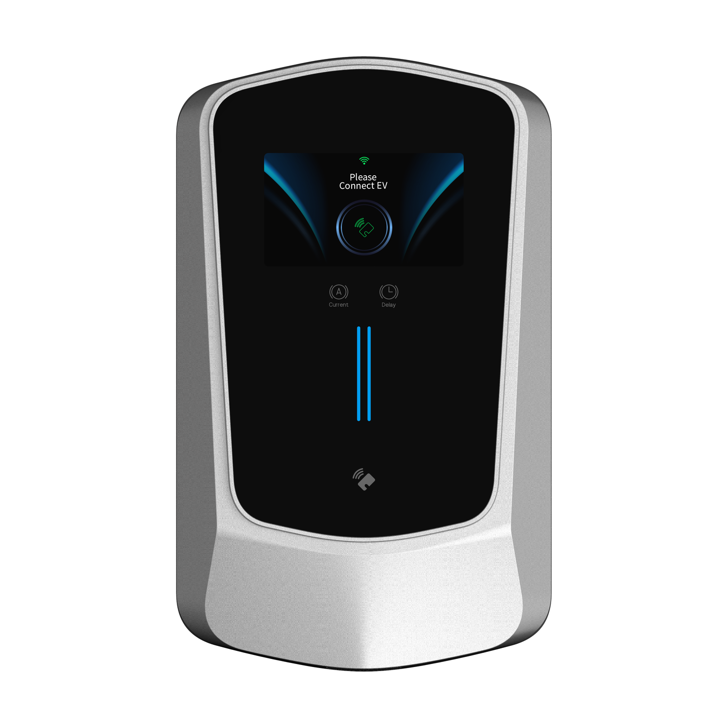 Q6 Type2 wall charger unit 7KW Single Phase 5M Tethered cable - EV Car Charger