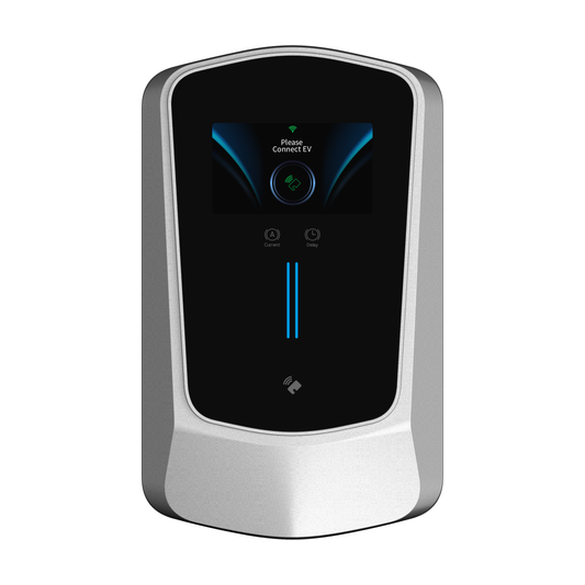 Q6 Type2 wall charger unit 7KW Single Phase 5M Tethered cable - EV Car Charger