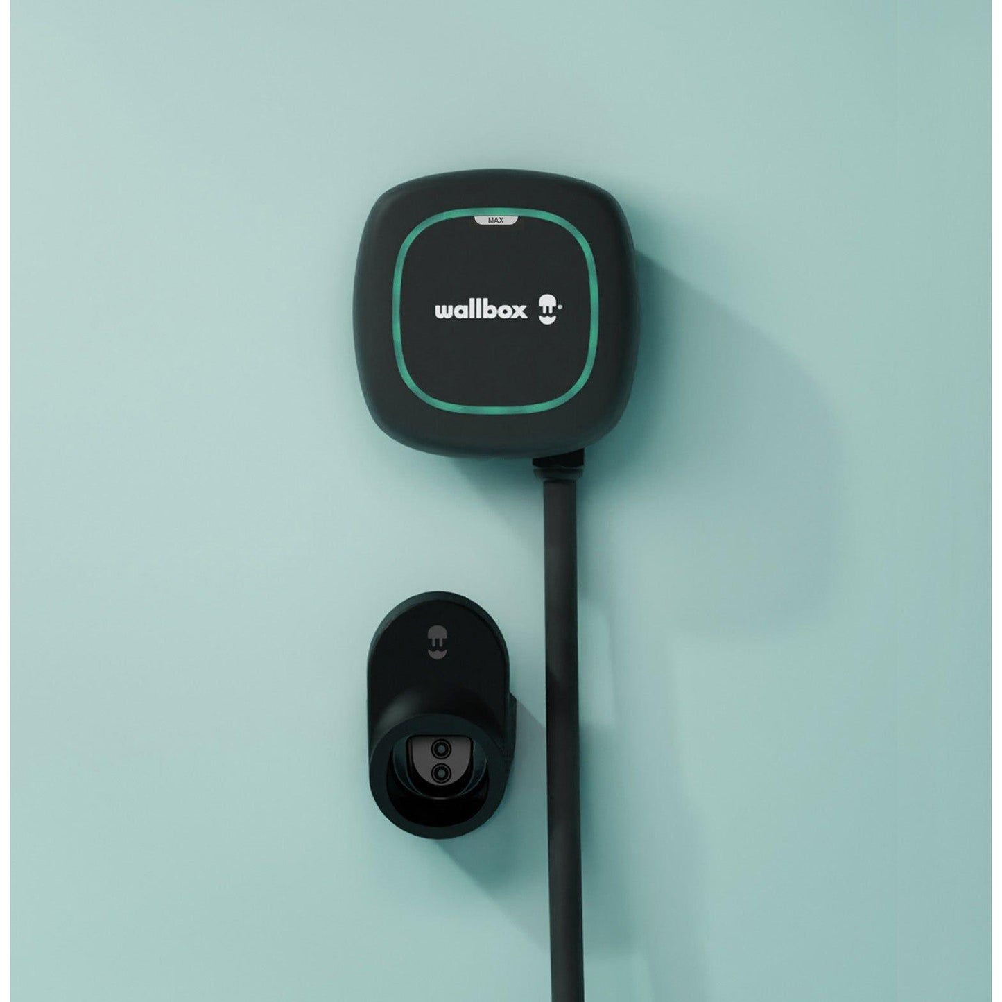 Wallbox Pulsar Max: 7.4kW Smart EV Charger Wi-Fi Bluetooth Enabled 7M Type 2 - EV Car Charger