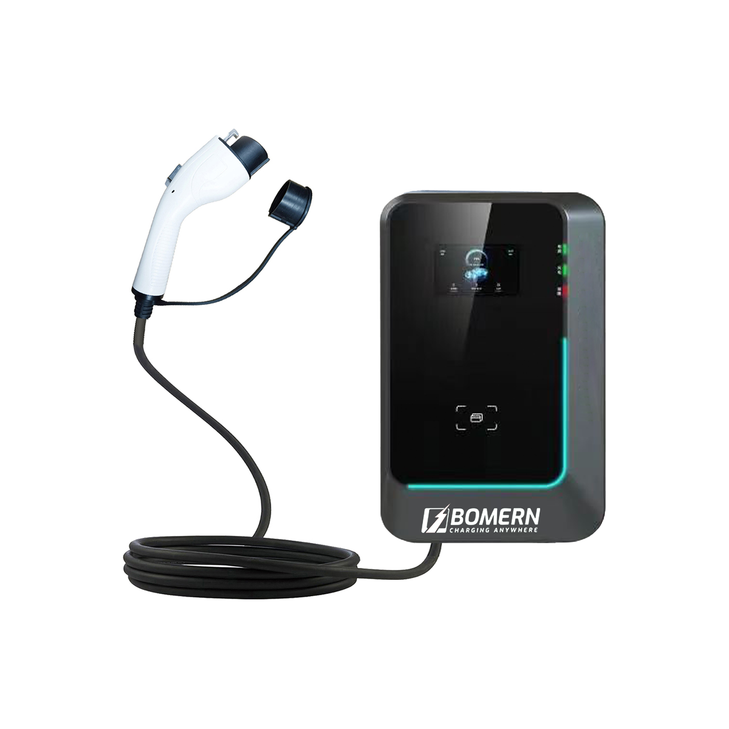 BOMERN Smart Home EV charger 7 Kw Type 2 Tethered - EV Car Charger