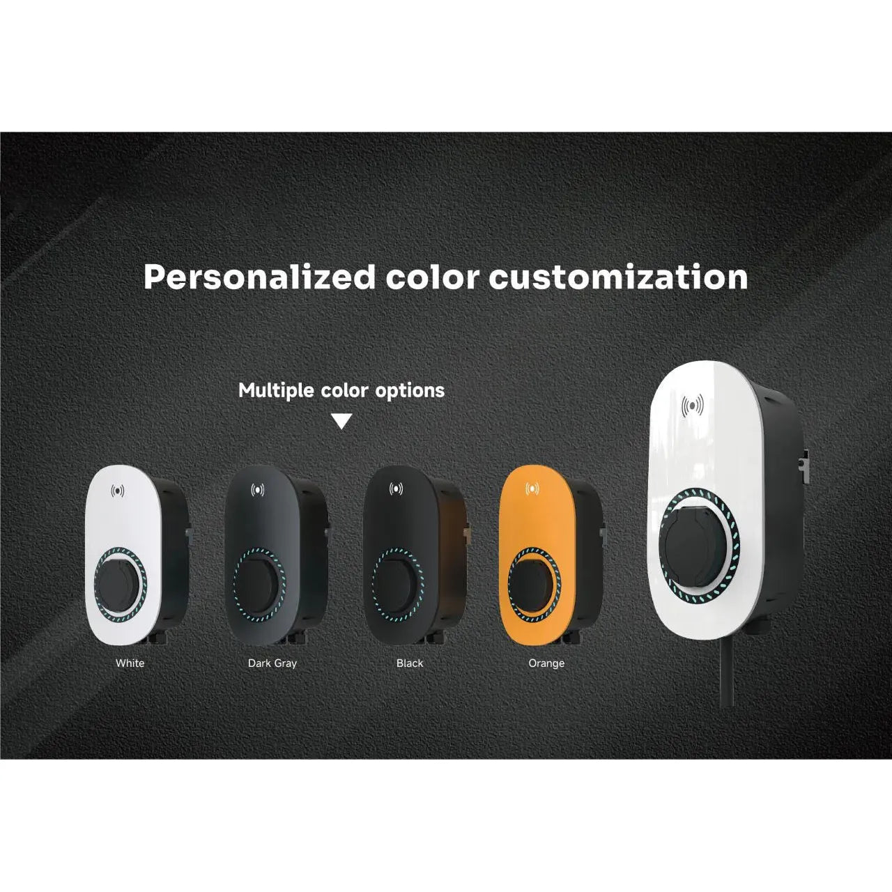 ERACharge F-EVEPSA-07 7.4 KW / 32A Single Phase / Smart / 4G / Socket Charger ( Orange ) - EV Car Charger