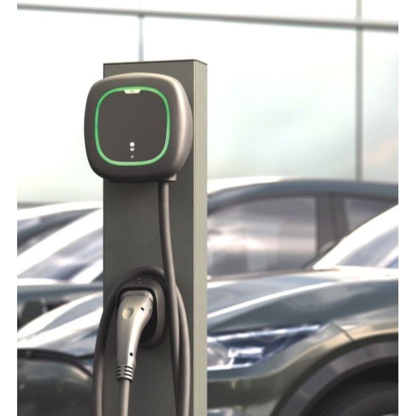 Wallbox Pulsar Pro 7.4kW 5M Tethered Cable EV Charger Black - EV Car Charger