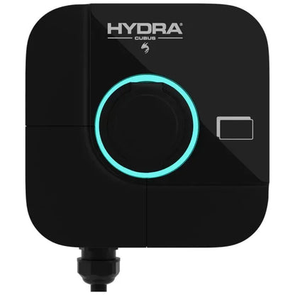 HYDRA CUBUS 7kW Socketed EV Charger (Black) - EV Car Charger