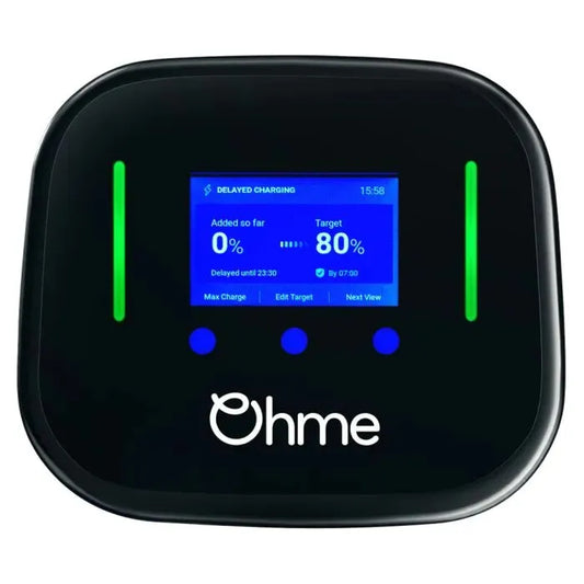 Ohme 7.4kW Home Pro EV Smart Charger Type 2 Black 5 Metre Cable - EV Car Charger