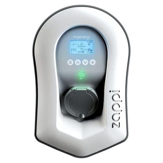 MYENERGI Zappi Eco-smart 2.1 Multiphase 7kW / 22KW WIFI/Ethernet Tamperproof 3ph Untethered ( White ) - EV Car Charger