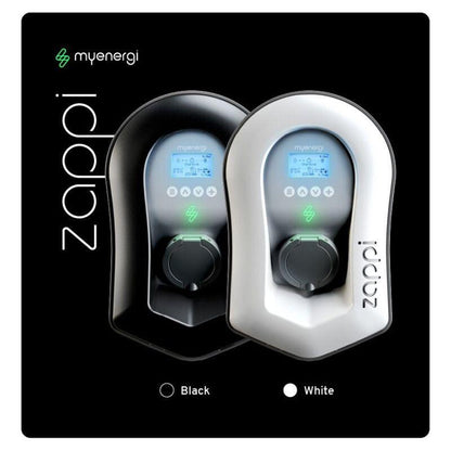 MYENERGI Zappi Eco-smart 2.1 Multiphase 7kW / 22KW WIFI/Ethernet Tamperproof 3ph Untethered ( White ) - EV Car Charger